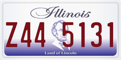 IL license plate Z445131