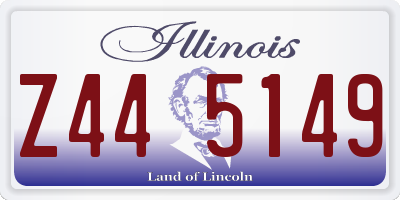 IL license plate Z445149