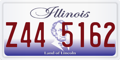 IL license plate Z445162