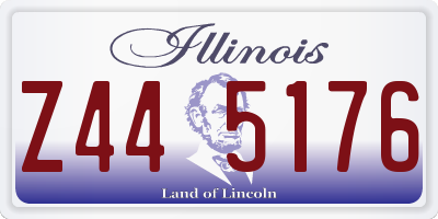 IL license plate Z445176