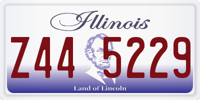 IL license plate Z445229