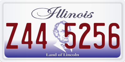 IL license plate Z445256