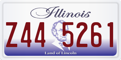 IL license plate Z445261