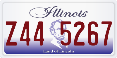 IL license plate Z445267