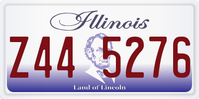 IL license plate Z445276