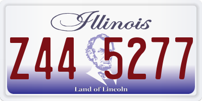 IL license plate Z445277