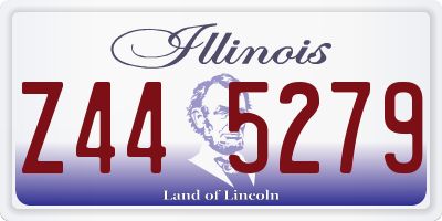 IL license plate Z445279