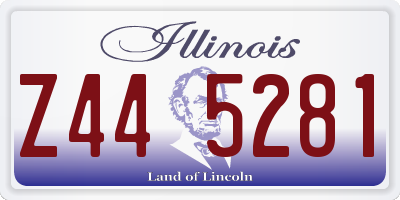IL license plate Z445281