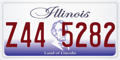 IL license plate Z445282