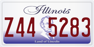 IL license plate Z445283