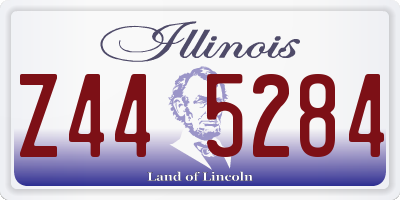 IL license plate Z445284