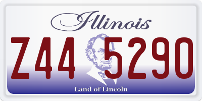 IL license plate Z445290