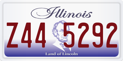 IL license plate Z445292