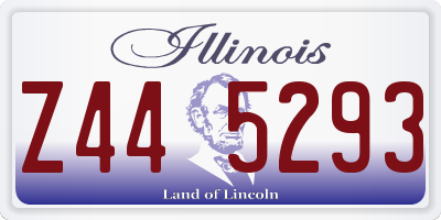 IL license plate Z445293