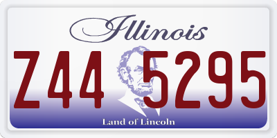 IL license plate Z445295