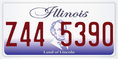 IL license plate Z445390