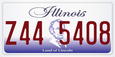 IL license plate Z445408
