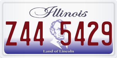 IL license plate Z445429