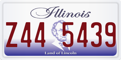 IL license plate Z445439