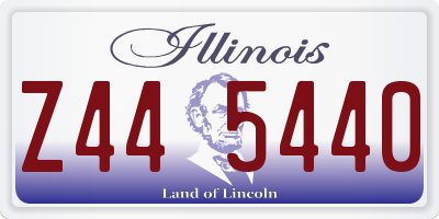 IL license plate Z445440