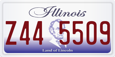 IL license plate Z445509