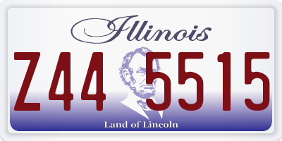 IL license plate Z445515