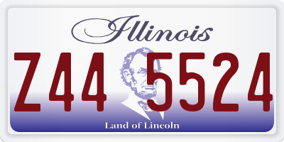 IL license plate Z445524
