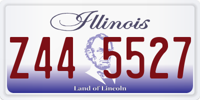 IL license plate Z445527