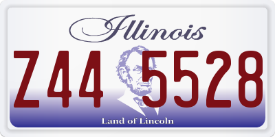 IL license plate Z445528