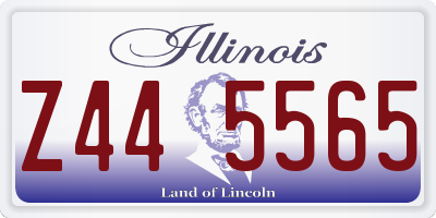 IL license plate Z445565
