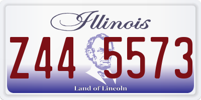 IL license plate Z445573