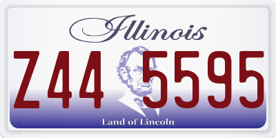 IL license plate Z445595