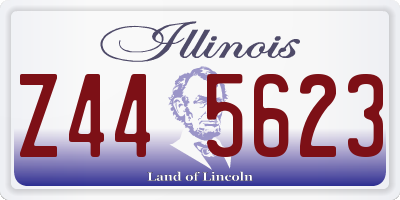 IL license plate Z445623