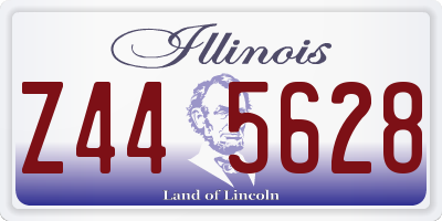 IL license plate Z445628