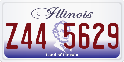 IL license plate Z445629