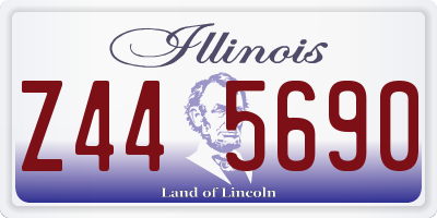 IL license plate Z445690
