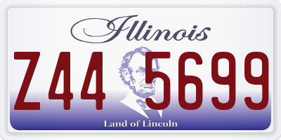 IL license plate Z445699