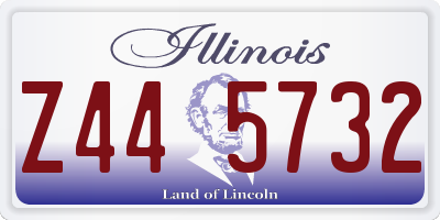 IL license plate Z445732
