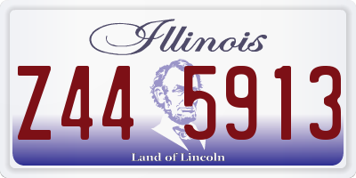 IL license plate Z445913