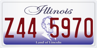 IL license plate Z445970