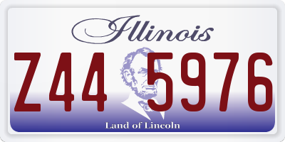 IL license plate Z445976