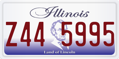 IL license plate Z445995