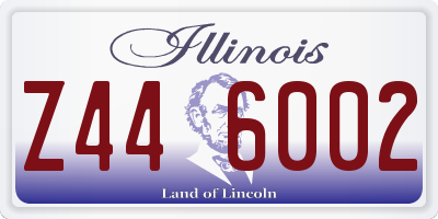 IL license plate Z446002
