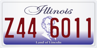 IL license plate Z446011