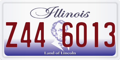 IL license plate Z446013