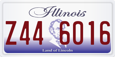 IL license plate Z446016