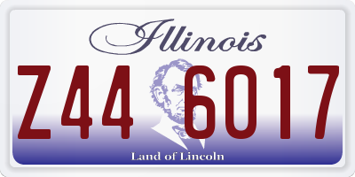 IL license plate Z446017