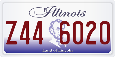 IL license plate Z446020