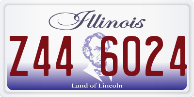 IL license plate Z446024
