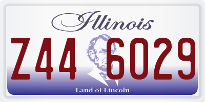 IL license plate Z446029